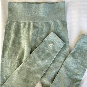 Gymshark Camo Sage Green leggings